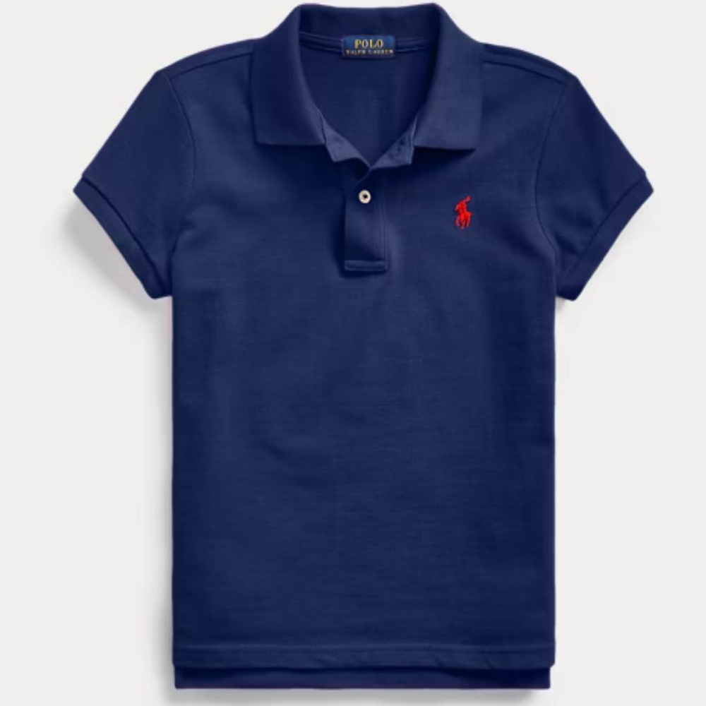 Polo Ralph Lauren Classic Navy Blue Polo Iconic Mesh